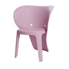 Fyna 16 Inch Kids Chair with Curved Back Elephant Trunk Design Pink By Casagear Home BM315363