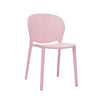 Gyna 14 Inch Kids Side Chair Round Dotted Backrest Armless Pink By Casagear Home BM315369