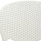 Gyna 14 Inch Kids Side Chair Round Dotted Backrest Armless White By Casagear Home BM315370