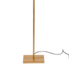 71 Inch Floor Lamp with 2 Branching Lights Square Accent Base Gold Metal By Casagear Home BM315377