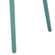 Feni 22 Inch Side Dining Armchair Set of 4 Indoor Outdoor Light Blue By Casagear Home