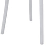 Heem 19 Inch Side Dining Chair Set of 4 Armless Indoor Outdoor White By Casagear Home