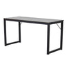 Tmy 55 Inch Office Desk Table Rectangular Study Space Black Metal Wood By Casagear Home BM315435