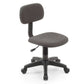 Gyna 20 Inch Swivel Office Computer Chair Armless Ergonomic Design Gray By Casagear Home BM315438