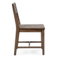 Lio 18 Inch Dining Chair Set of 2 Armless Open Style Brown Pine Wood By Casagear Home BM315452