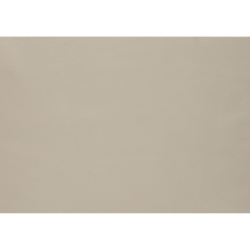 Lisa 71 Inch Loveseat Cream Top Grain and Split Leather Brown Solid Wood By Casagear Home
