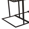 Set of 3 Plant Stand Side Tables Rectangular Mesh Top Black Metal Frame By Casagear Home BM315671