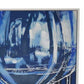 49 x 59 Framed Canvas Oil Painting 2 Wine Glasses Blue and White By Casagear Home BM315679