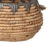 Decorative Storage Basket Set of 2, Handwoven Water Hyacinth Fiber, Brown By Casagear Home