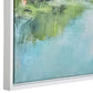 37 x 37 Wall Art River Evening Giclee on Framed Canvas White Blue By Casagear Home BM315747