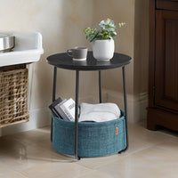 Black and Turquoise Green