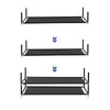 Gaco 69 Inch Shoe Rack 10 Shelves Stackable Metal Frame Black Finish By Casagear Home BM315877