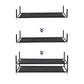 Gaco 69 Inch Shoe Rack, 10 Shelves, Stackable Metal Frame, Black Finish By Casagear Home