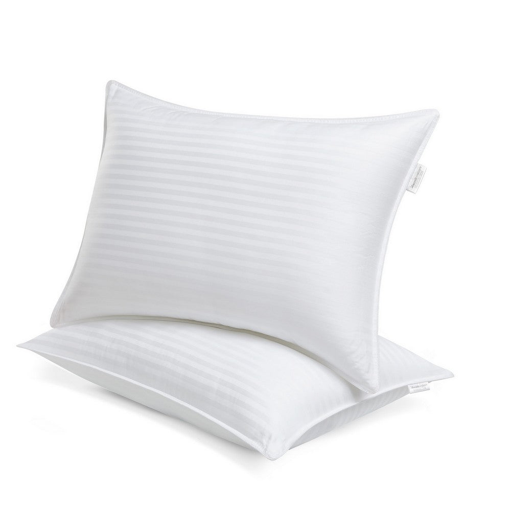 Alice 20 x 28 Queen Size, 2 Pillows, Gel Infused Cooling, Down Alternative By Casagear Home