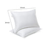 Alice 20 x 28 Queen Size, 2 Pillows, Gel Infused Cooling, Down Alternative By Casagear Home