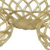 Lyna 18 Inch Modern Decorative Metal Basket Set of 3, Gold Color By Casagear Home