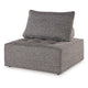 Ashley Lily 38" Outdoor Lounge Chair, Cushioned Tufted Seat, Brown