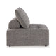 Ashley Lily 38" Outdoor Lounge Chair, Cushioned Tufted Seat, Brown