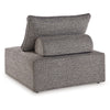 Ashley Lily 38" Outdoor Lounge Chair, Cushioned Tufted Seat, Brown
