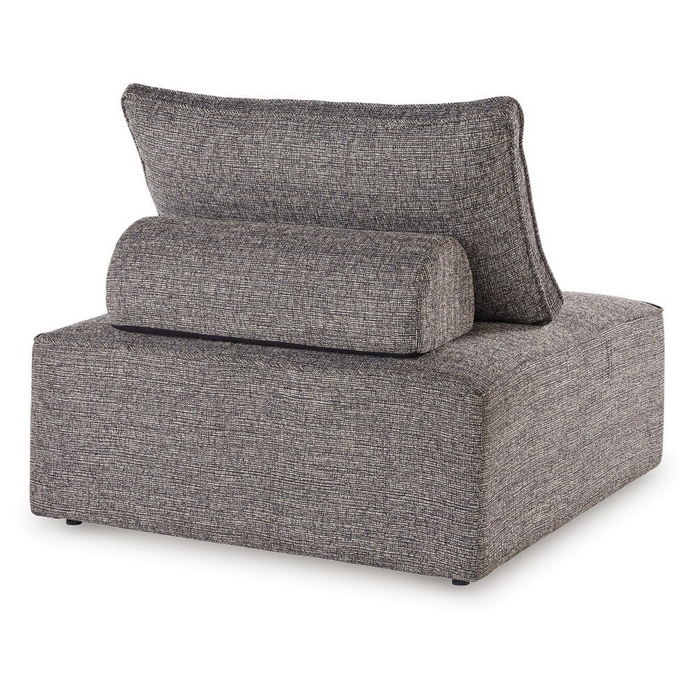 Ashley Lily 38" Outdoor Lounge Chair, Cushioned Tufted Seat, Brown