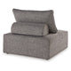 Ashley Lily 38" Outdoor Lounge Chair, Cushioned Tufted Seat, Brown