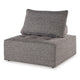Ashley Lily 38" Outdoor Lounge Chair, Cushioned Tufted Seat, Brown