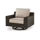 Ashley Waga 43’’ Outdoor Swivel Lounge Chair Cupholder Brown BM315928