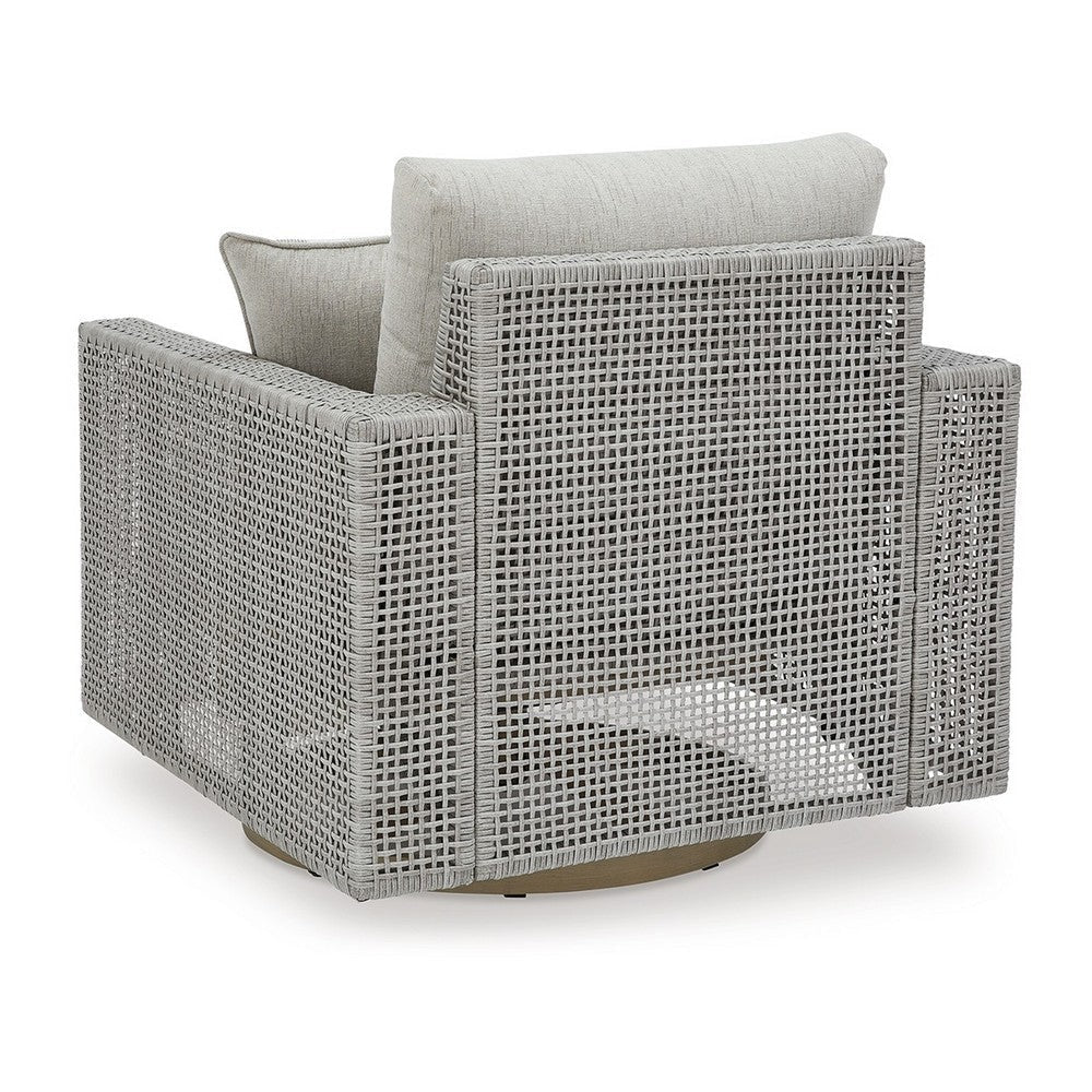 Chair 36 Buy Ashley Yami Swivel Chair 36 Inch Outdoor Gray Pillow | BBB ...