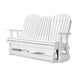 Ashley Sami 67 Inch Outdoor Adirondack Loveseat, Cupholders, White