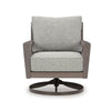 Ashley Karo 35’’ Outdoor Swivel Lounge Chair Cushioned Gray Brown BM315944