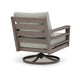 Ashley Karo 35’’ Outdoor Swivel Lounge Chair Cushioned Gray Brown BM315944