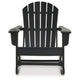 Ashley Sami 35’’ Outdoor Rocking Chair Slatted Black Finish BM315948
