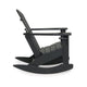 Ashley Sami 35" Outdoor Rocking Chair, Slatted, Black Finish