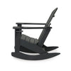 Ashley Sami 35" Outdoor Rocking Chair, Slatted, Black Finish