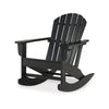 Ashley Sami 35" Outdoor Rocking Chair, Slatted, Black Finish