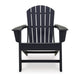 Ashley Sami 33" Outdoor Chair, Slatted Design, Adirondack, Black