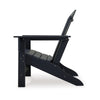 Ashley Sami 33" Outdoor Chair, Slatted Design, Adirondack, Black
