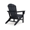 Ashley Sami 33" Outdoor Chair, Slatted Design, Adirondack, Black