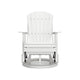 Ashley Sami 31 Inch Outdoor Swivel Glider Chair Slatted Adirondack White Finish BM315952