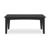 Ashley Fini 44’’ Outdoor Coffee Table Slatted Top Black Finish