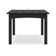 Ashley Fini 44" Outdoor Coffee Table, Slatted Top, Black Finish