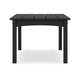 Ashley Fini 44’’ Outdoor Coffee Table Slatted Top Black Finish