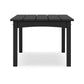 Fini 44 Inch Outdoor Coffee Table Slatted Top Modern Style Black Finish By Casagear Home BM315961