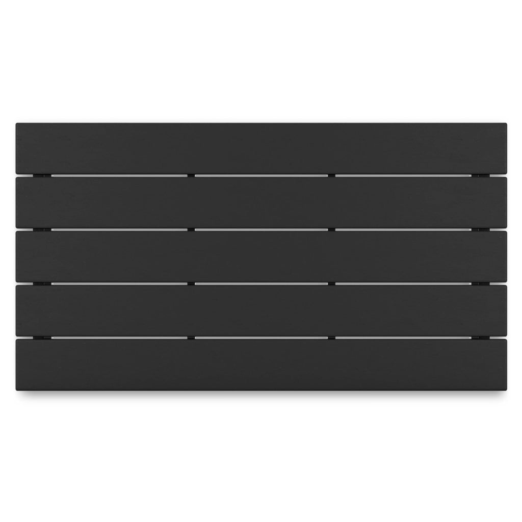 Ashley Fini 44’’ Outdoor Coffee Table Slatted Top Black Finish