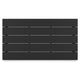 Ashley Fini 44" Outdoor Coffee Table, Slatted Top, Black Finish