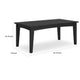Ashley Fini 44" Outdoor Coffee Table, Slatted Top, Black Finish
