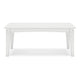 Ashley Fini 44" Outdoor Coffee Table, Slatted Top, White Finish