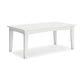 Ashley Fini 44" Outdoor Coffee Table, Slatted Top, White Finish