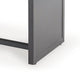 Ashley 38" Outdoor Side End Table, Rectangular Top, Modern Brown