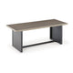 Ashley 38" Outdoor Side End Table, Rectangular Top, Modern Brown